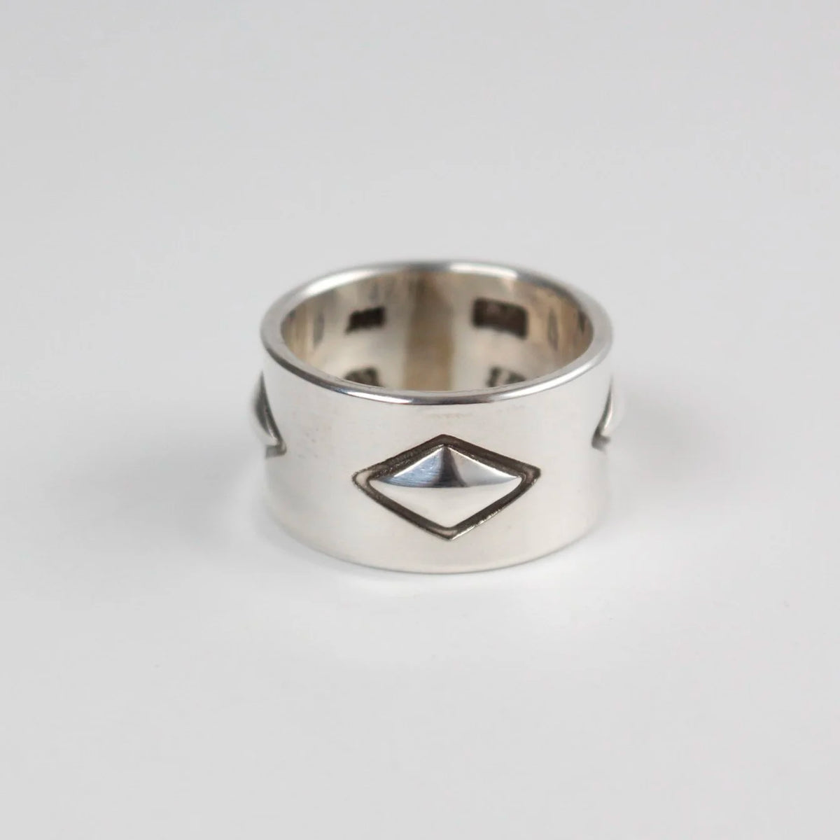 Sebastian Cilento - Triple Diamond Repoussé Band