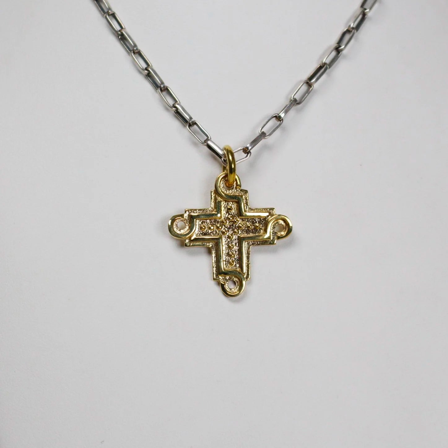 B.C. for South West Trader - Maya Cross - Brass Nano-plated