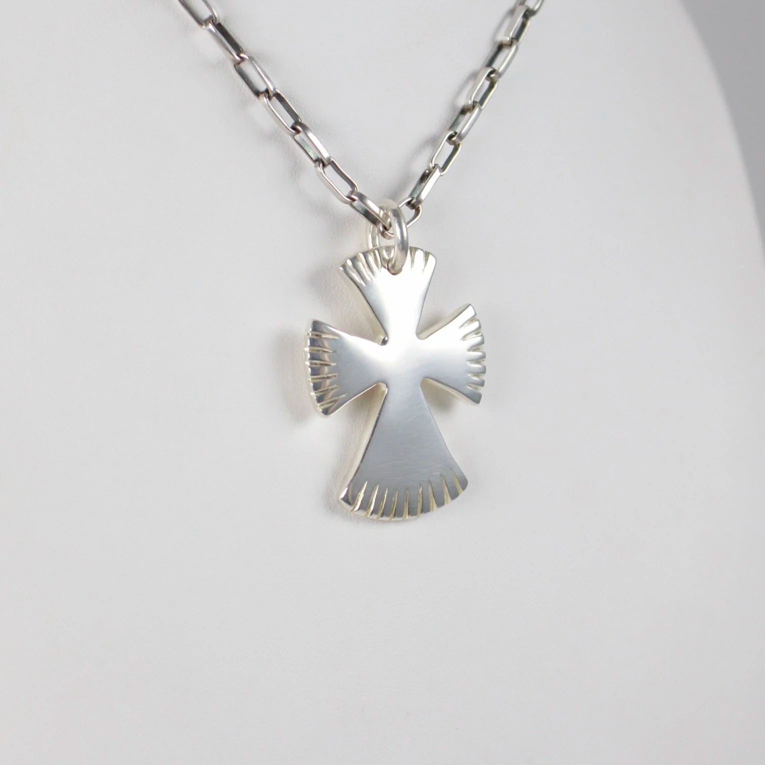 B.C. for South West Trader - Angel Wing Cross - Silver Polished