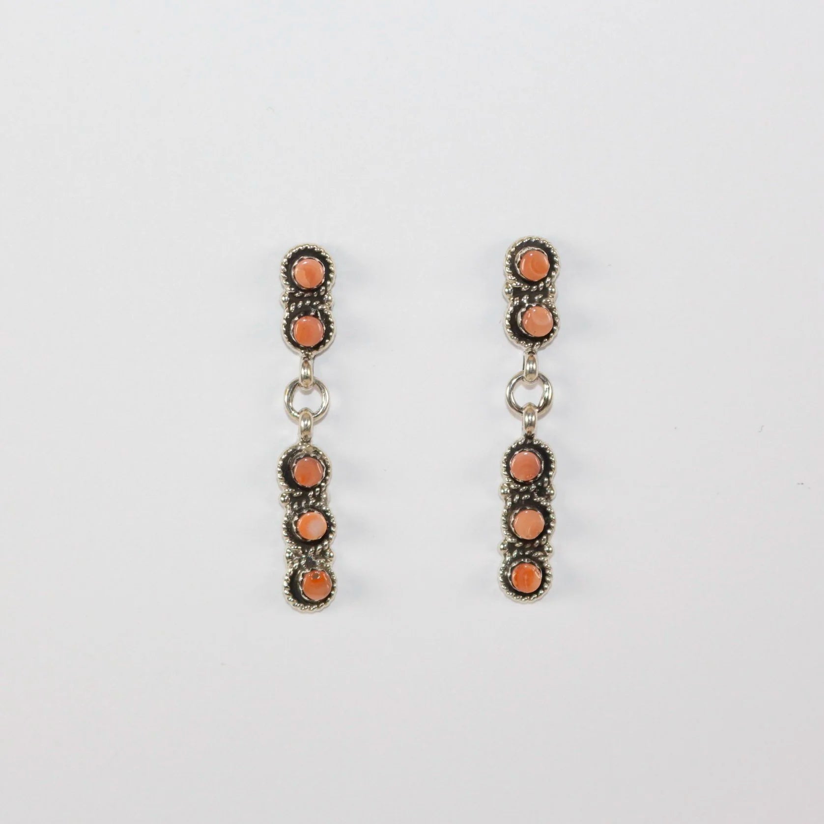 Zuni Pink Coral Drops