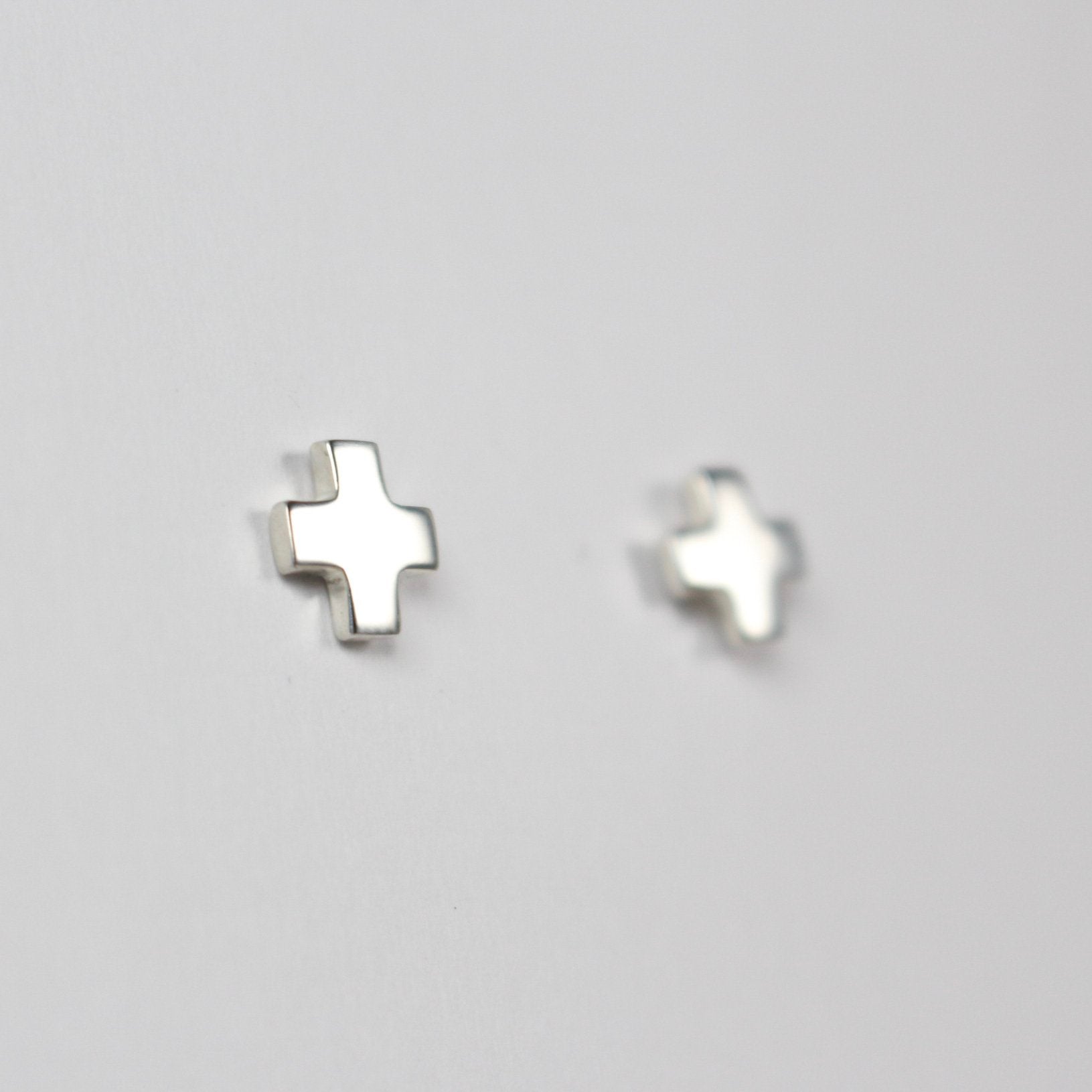 B.C. for South West Trader - Plains Star earrings - Silver Polished