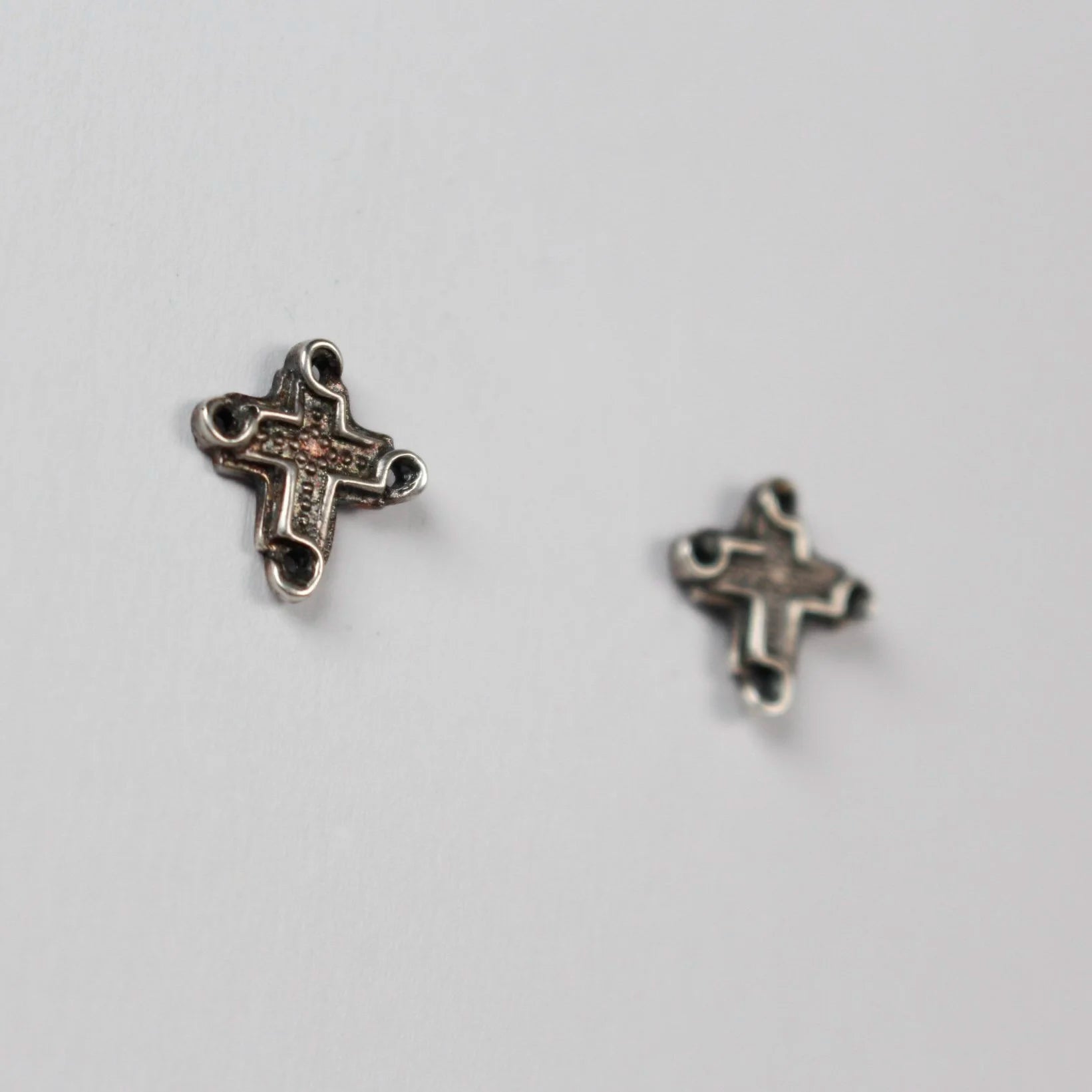 B.C. for South West Trader - Maya Cross Earrings - Oxidised Silver