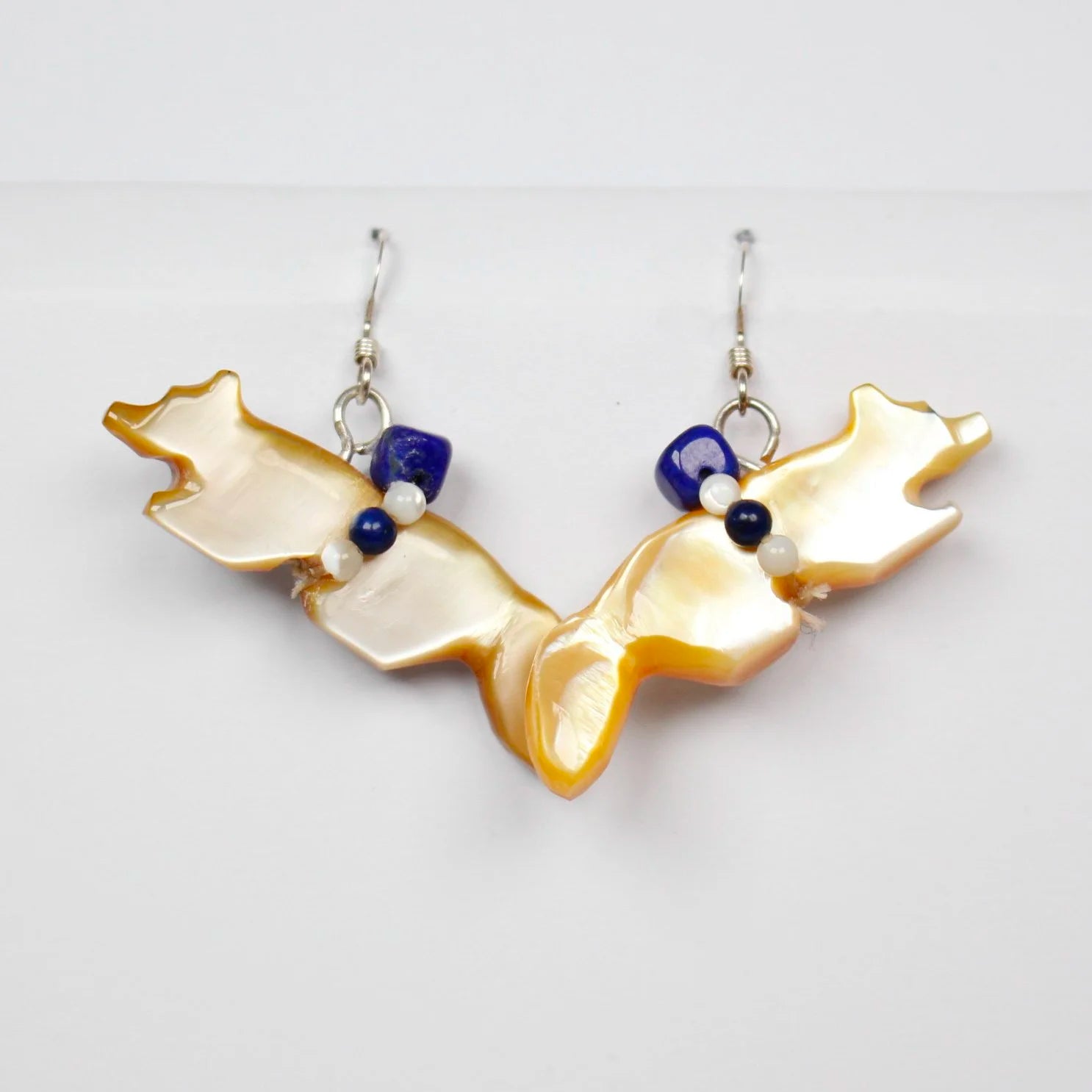 Zuni Fox Fetish Earrings
