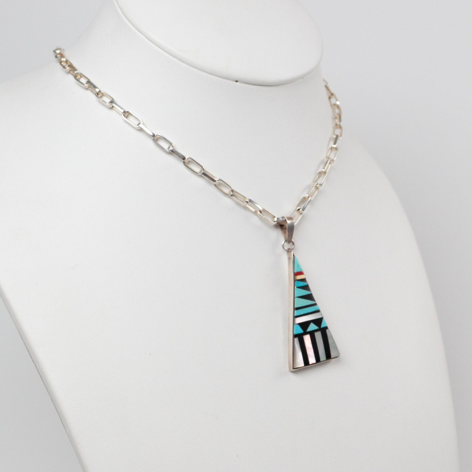 Zuni Inlay Pendant