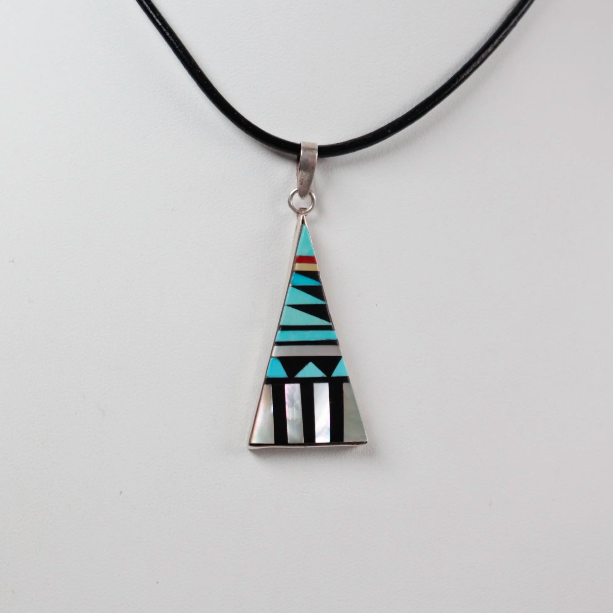 Zuni Inlay Pendant