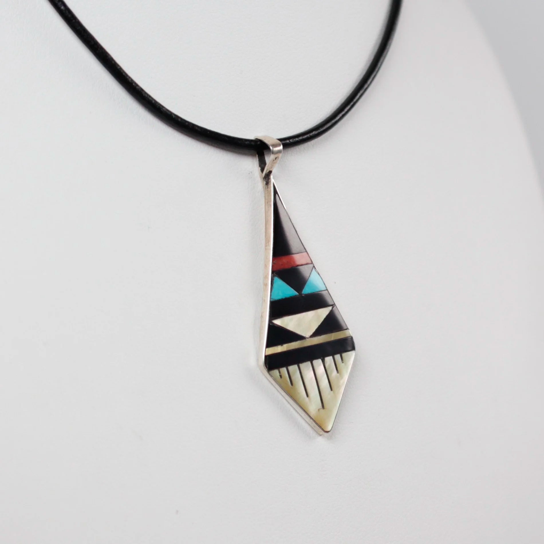 Zuni Inlay Pendant
