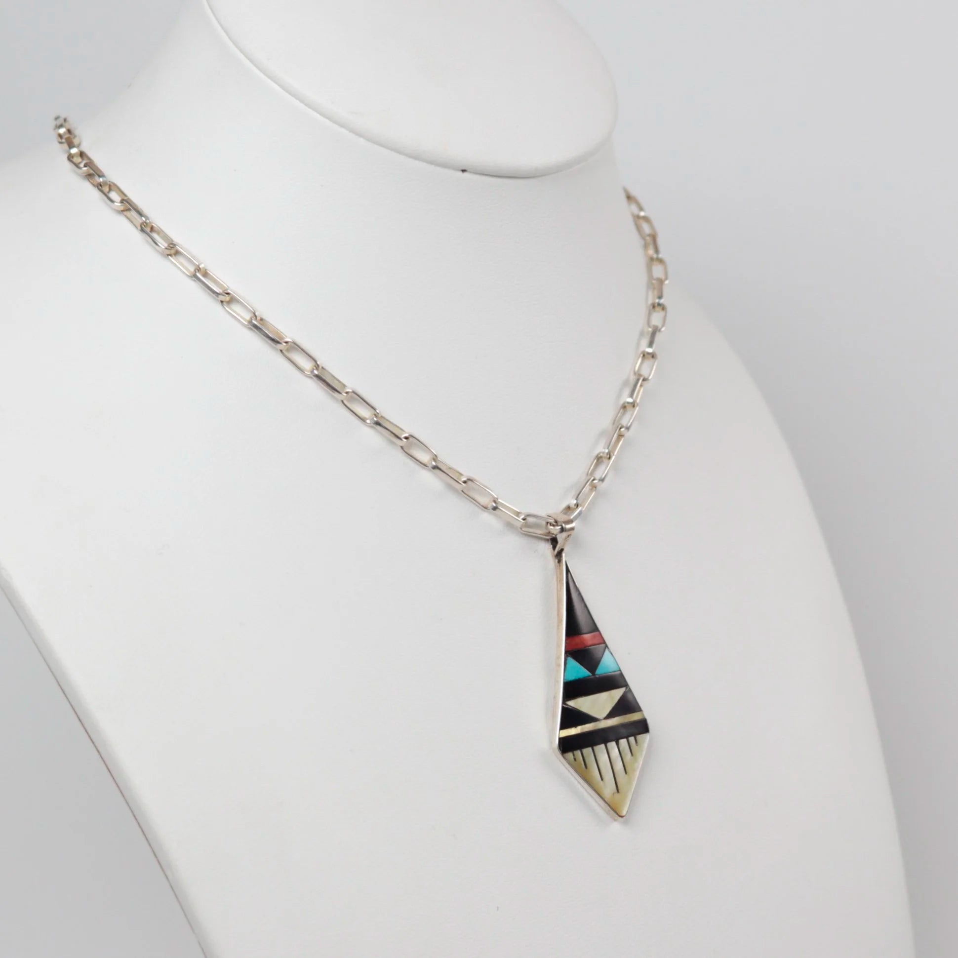 Zuni Inlay Pendant