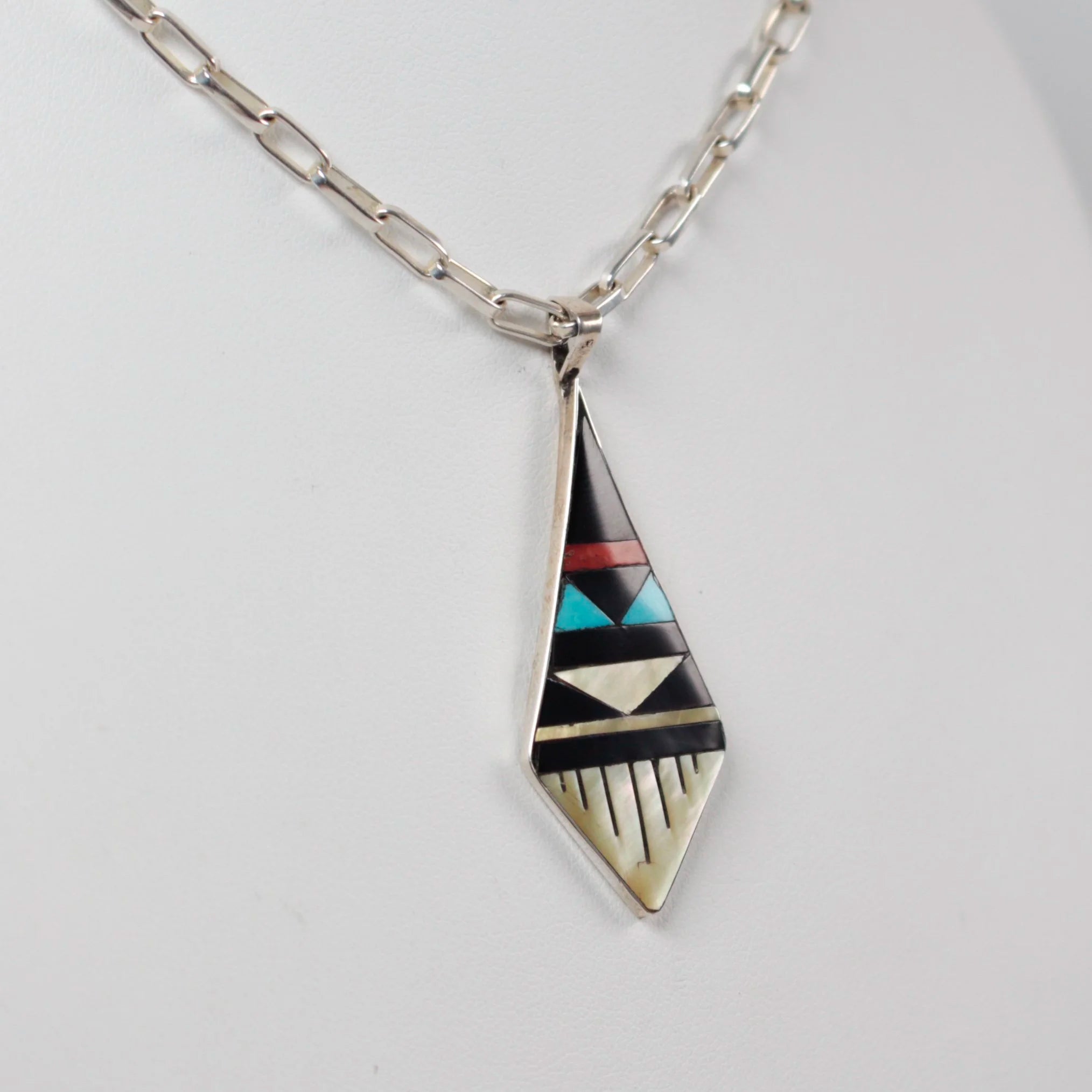 Zuni Inlay Pendant