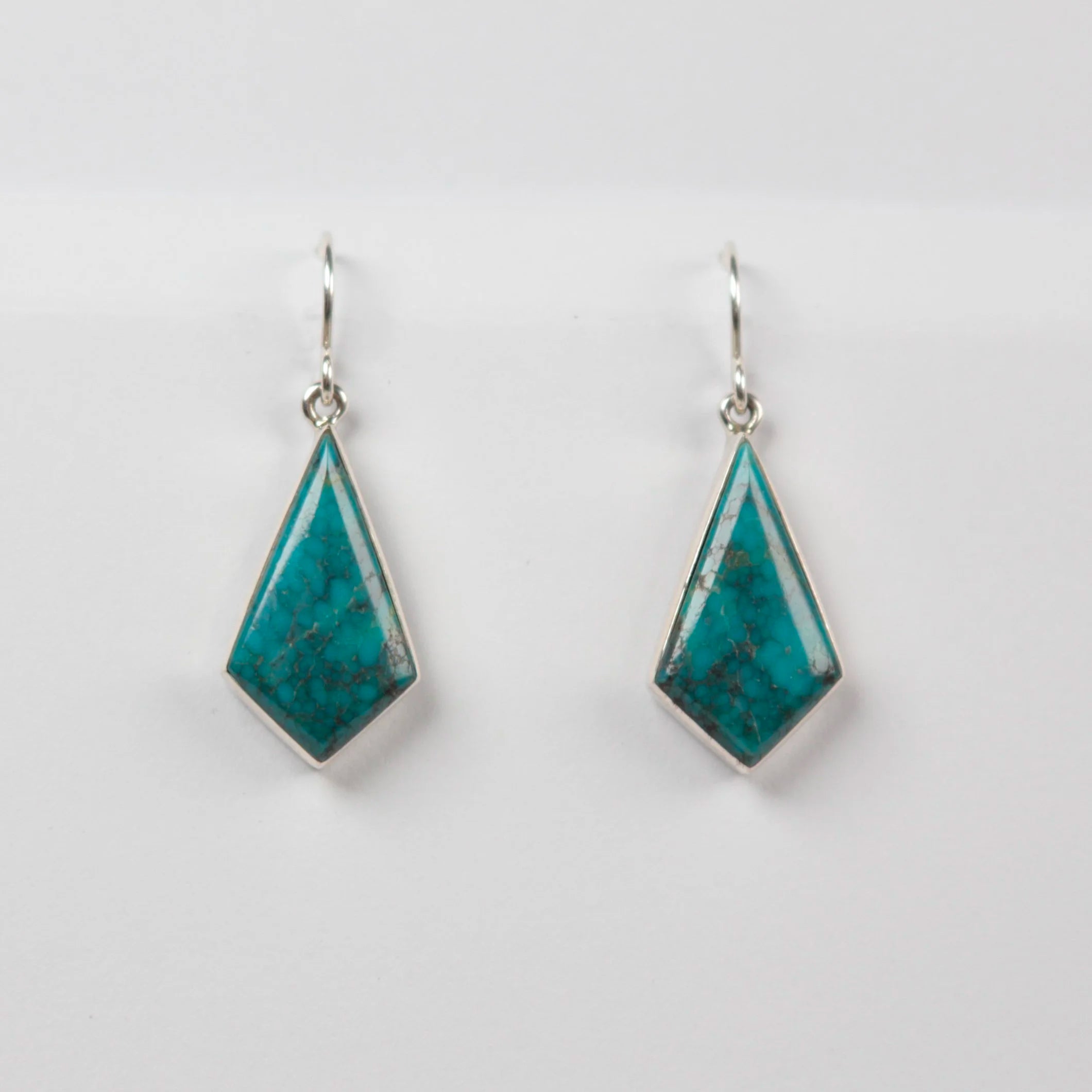Modernist Navajo Turquoise Drops
