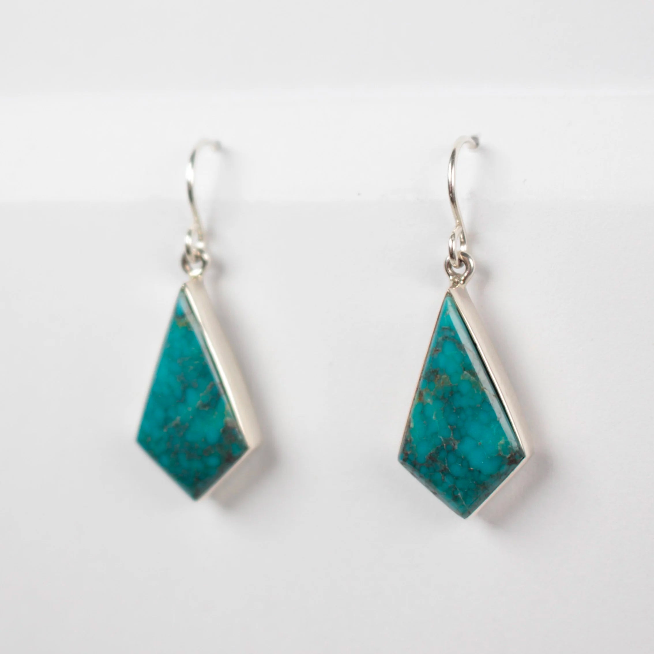 Modernist Navajo Turquoise Drops