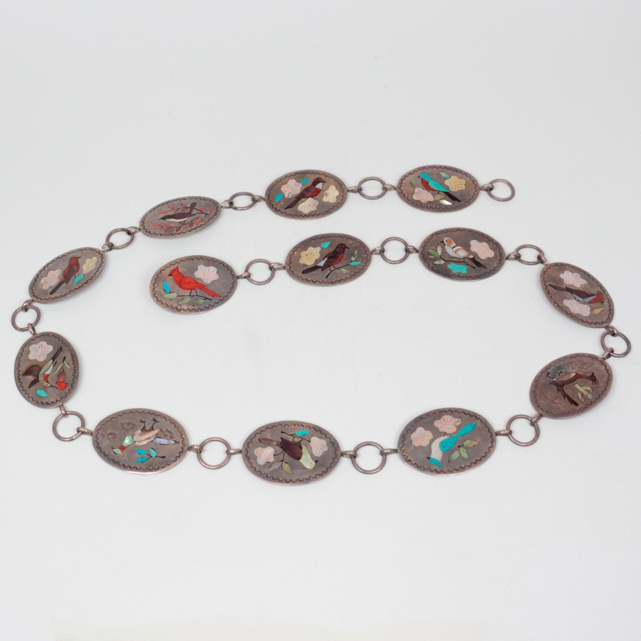 1960's Zuni Inlay Lady's Belt