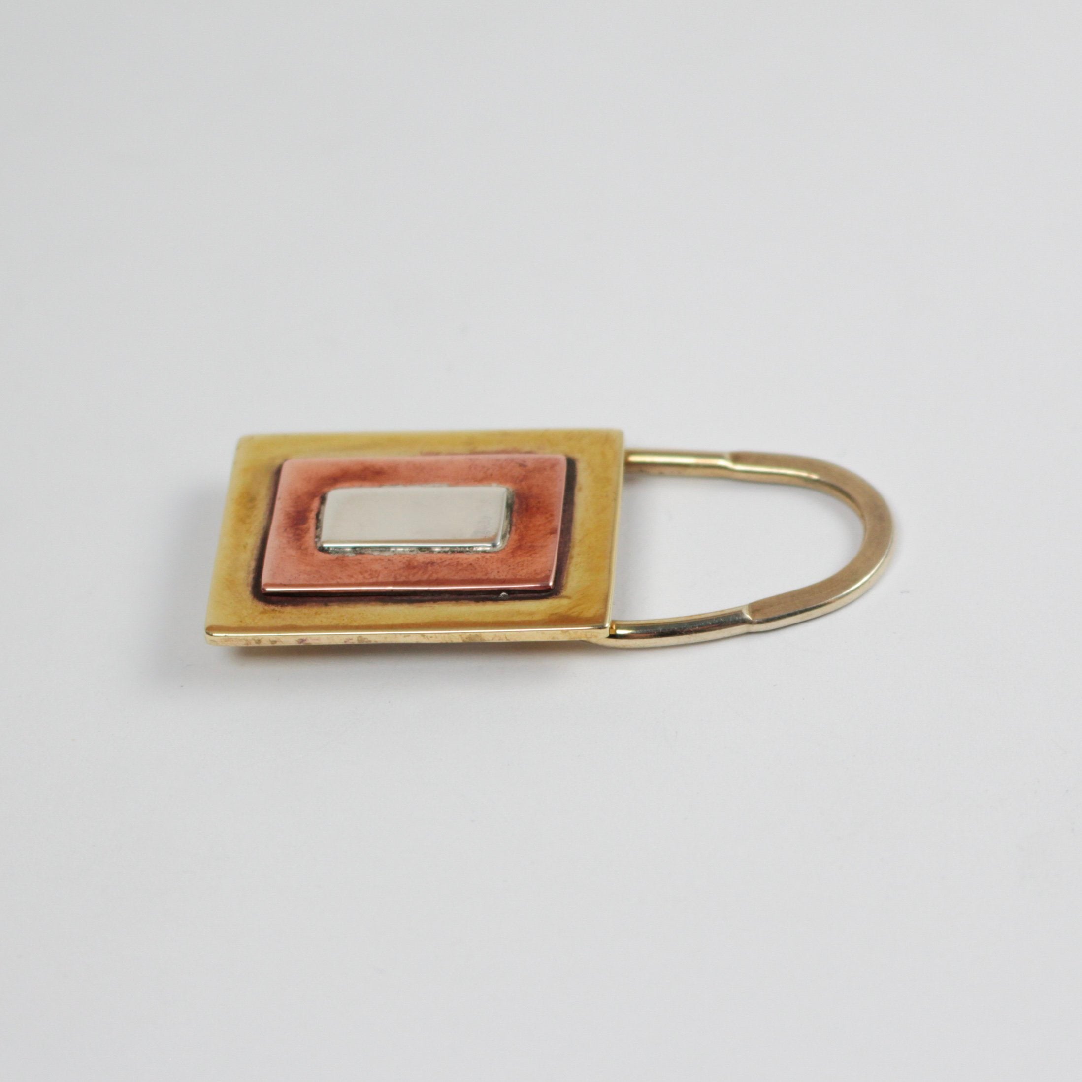 B.C. for South West Trader - Brass, Sterling & Copper Key Ring