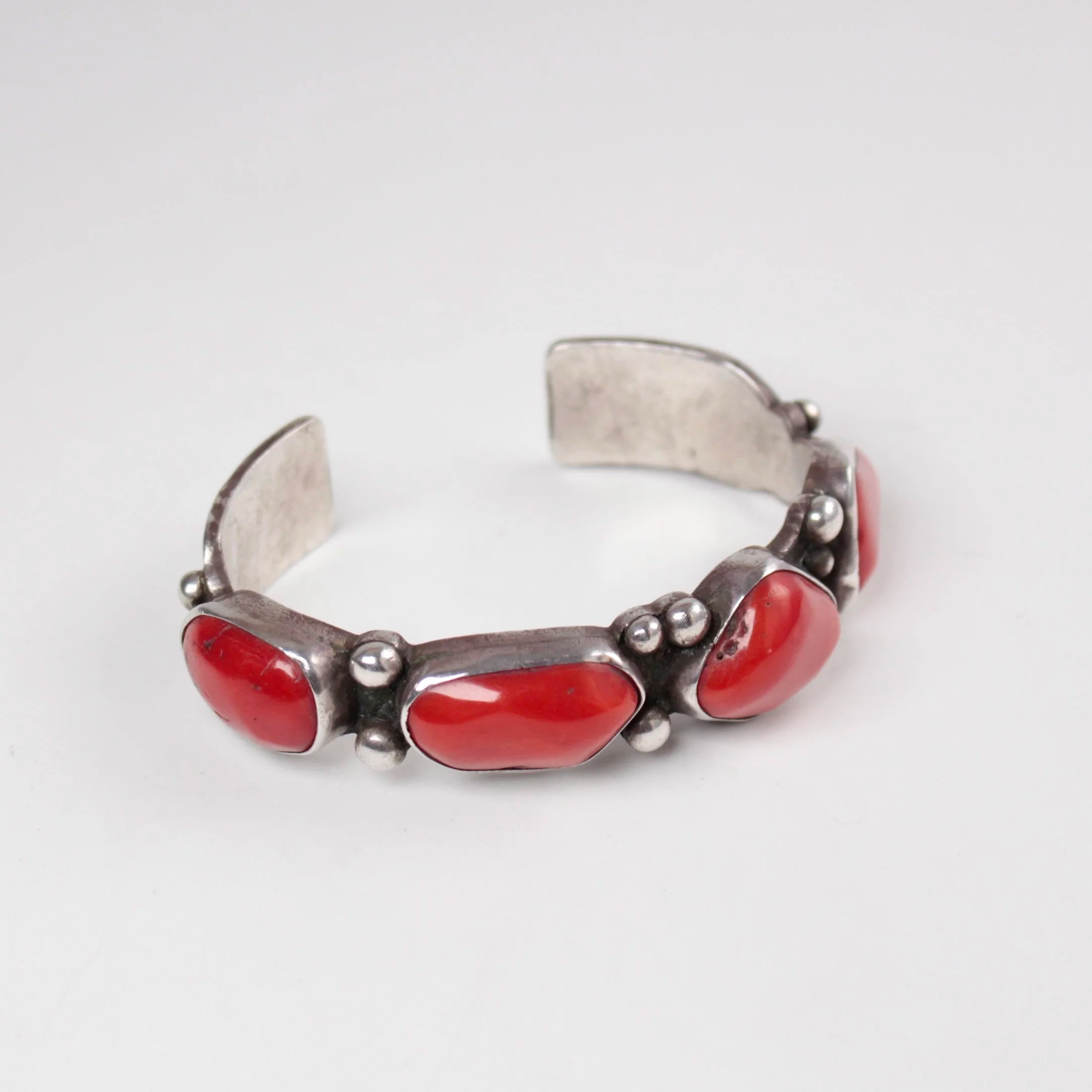 Mike Bird Romero Coral Inlay Cuff