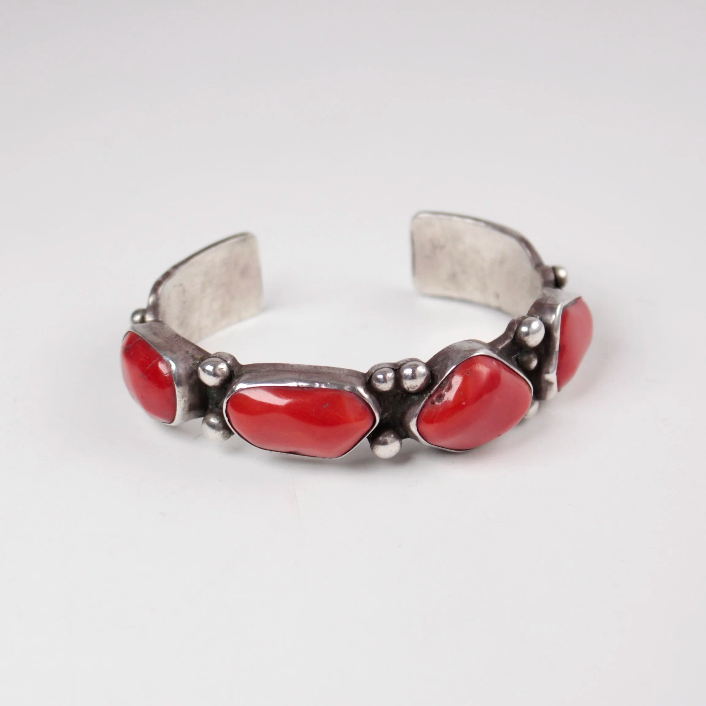 Mike Bird Romero Coral Inlay Cuff