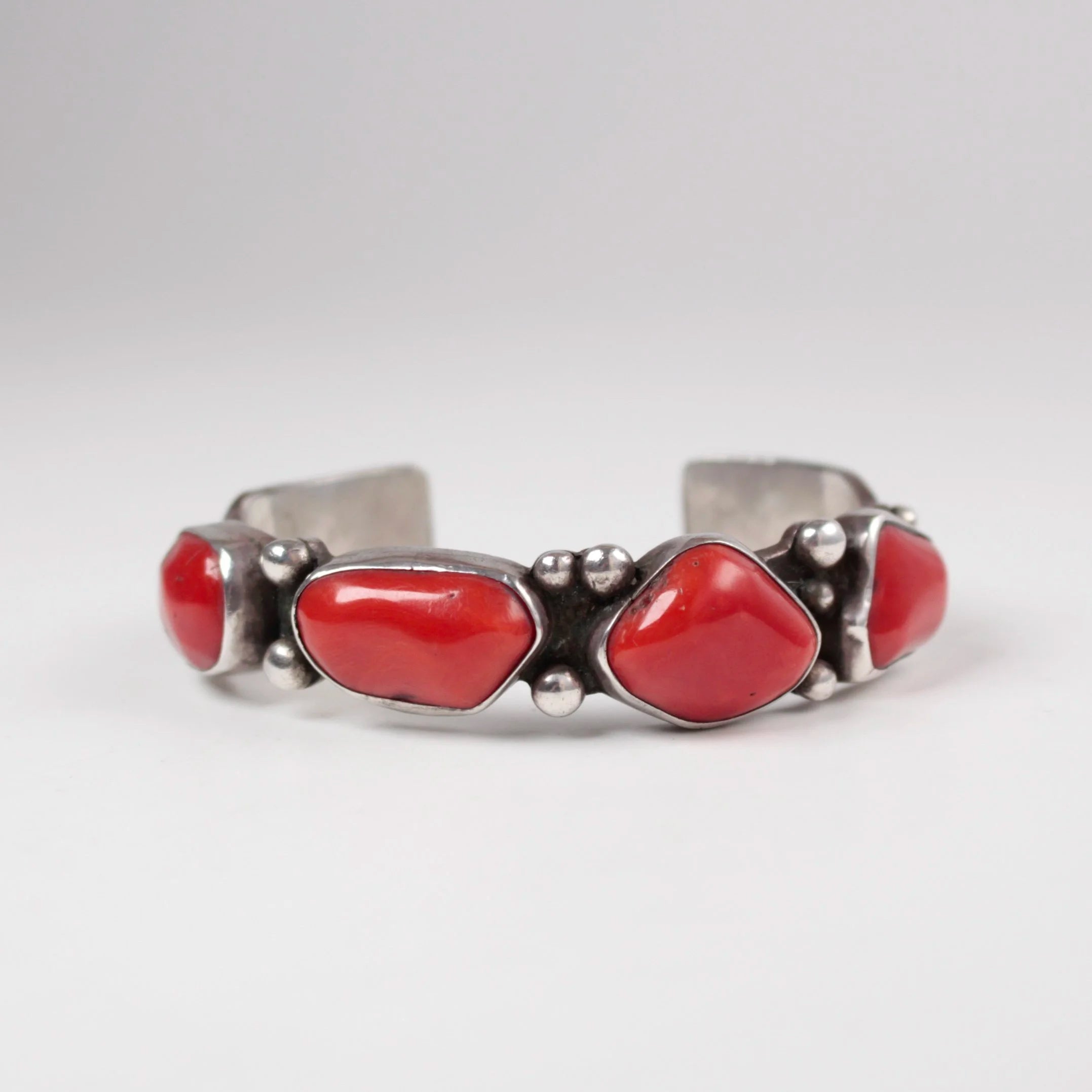 Mike Bird Romero Coral Inlay Cuff