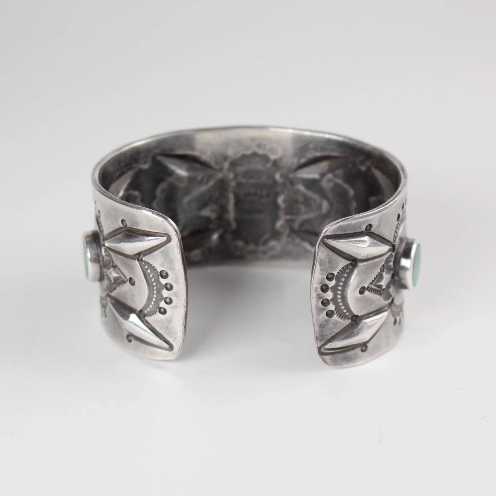 Repoussé Daniel Benally 3 Stone Cuff