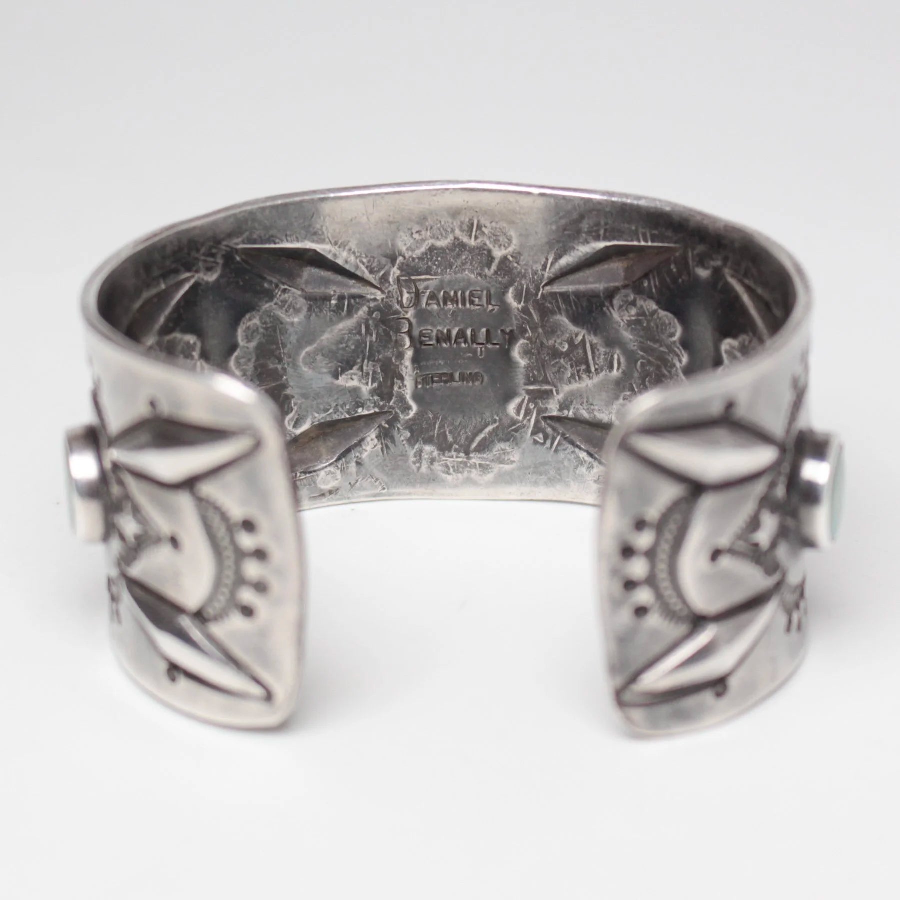Repoussé Daniel Benally 3 Stone Cuff