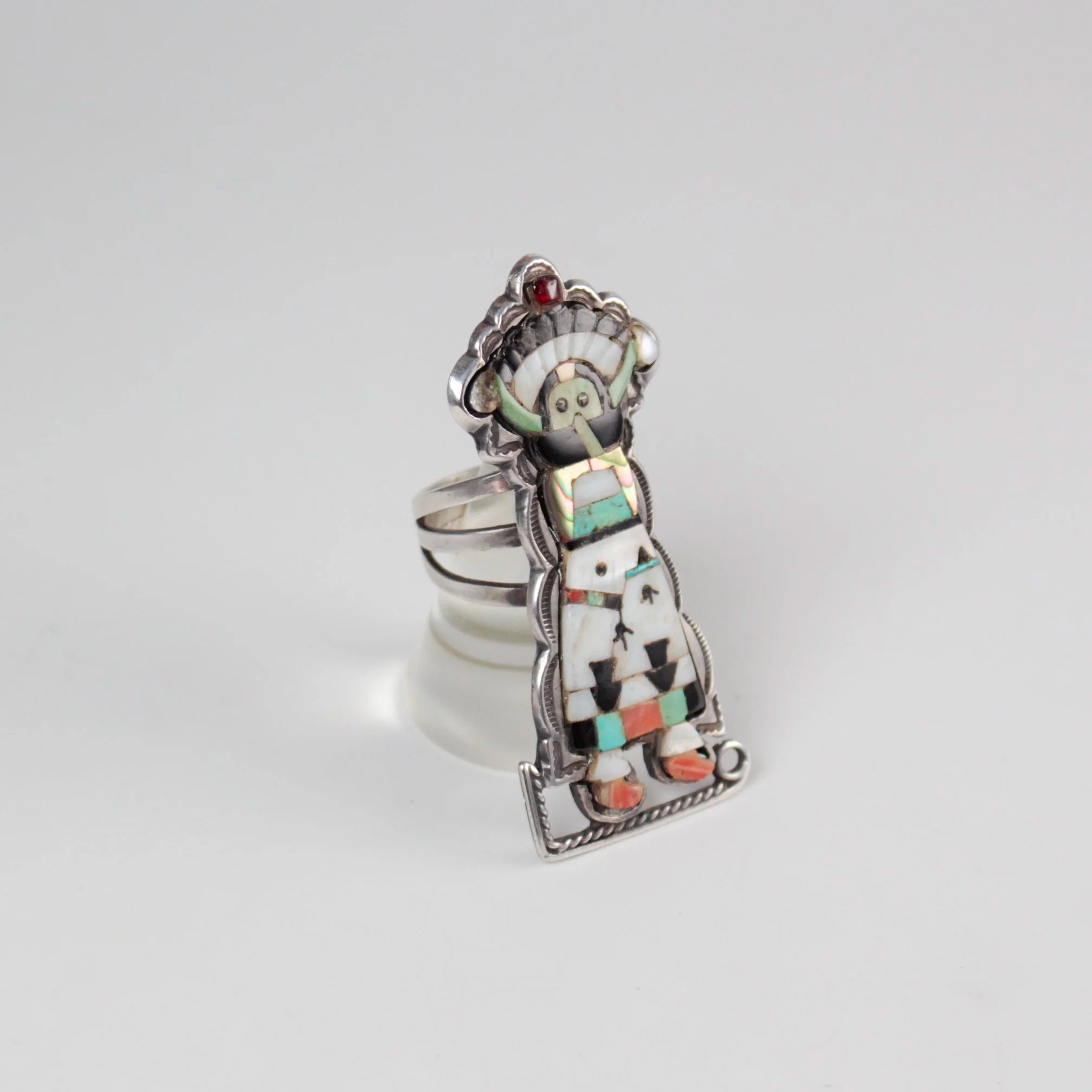 Leo Poblano Shalako Inlay Ring