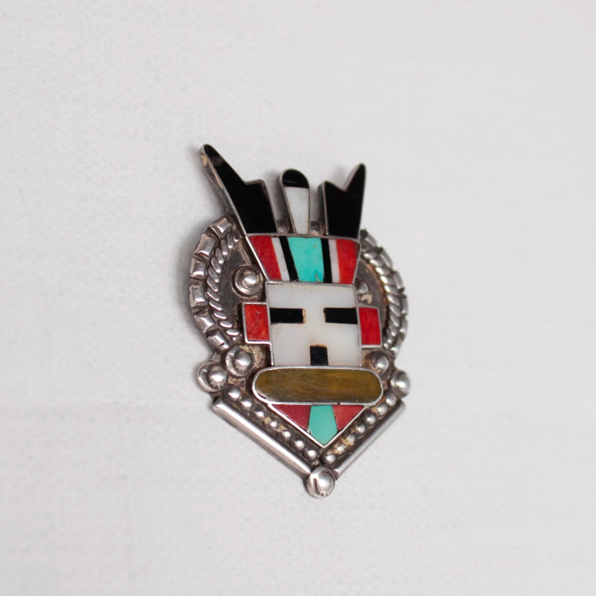 Vintage Zuni Kachina Brooch