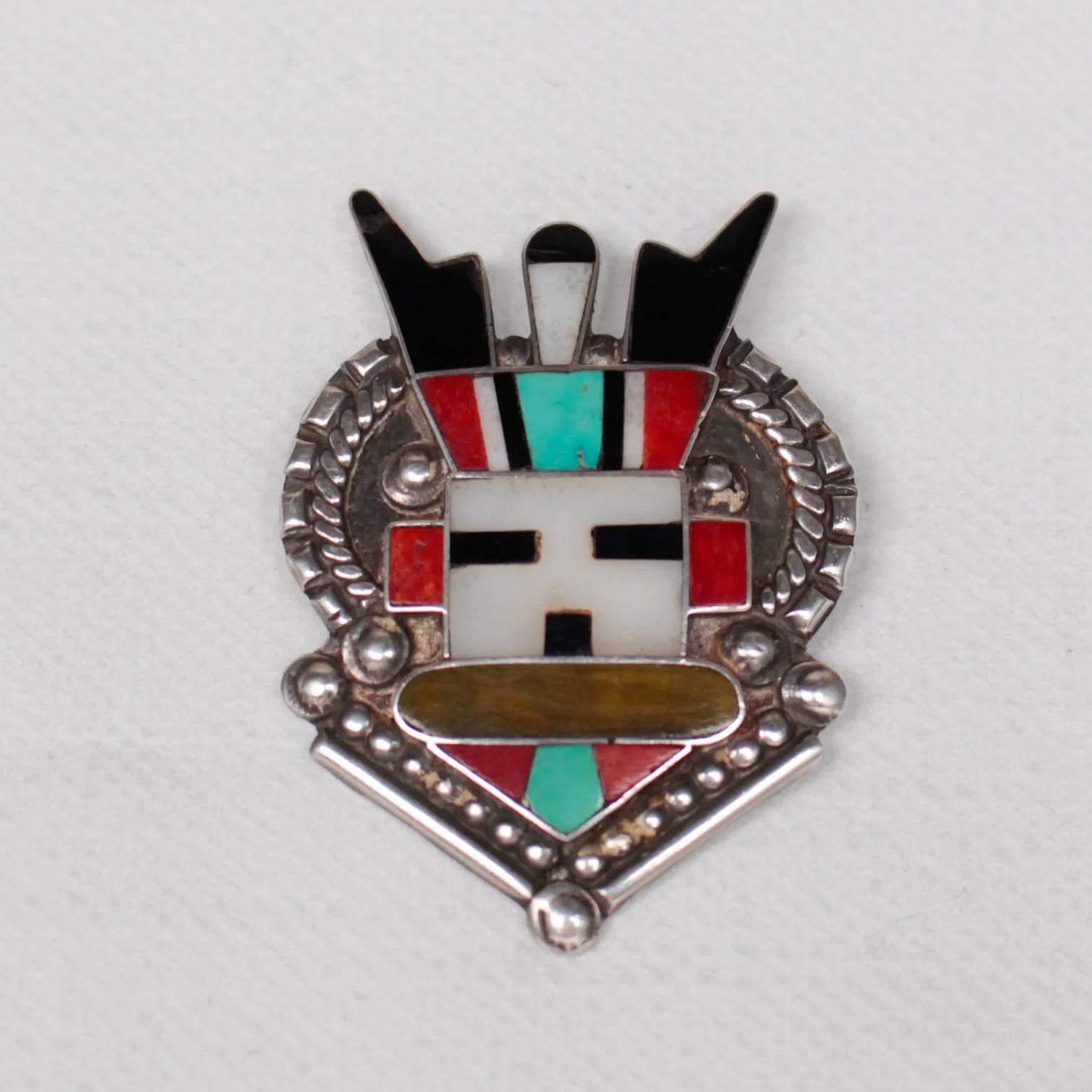 Vintage Zuni Kachina Brooch