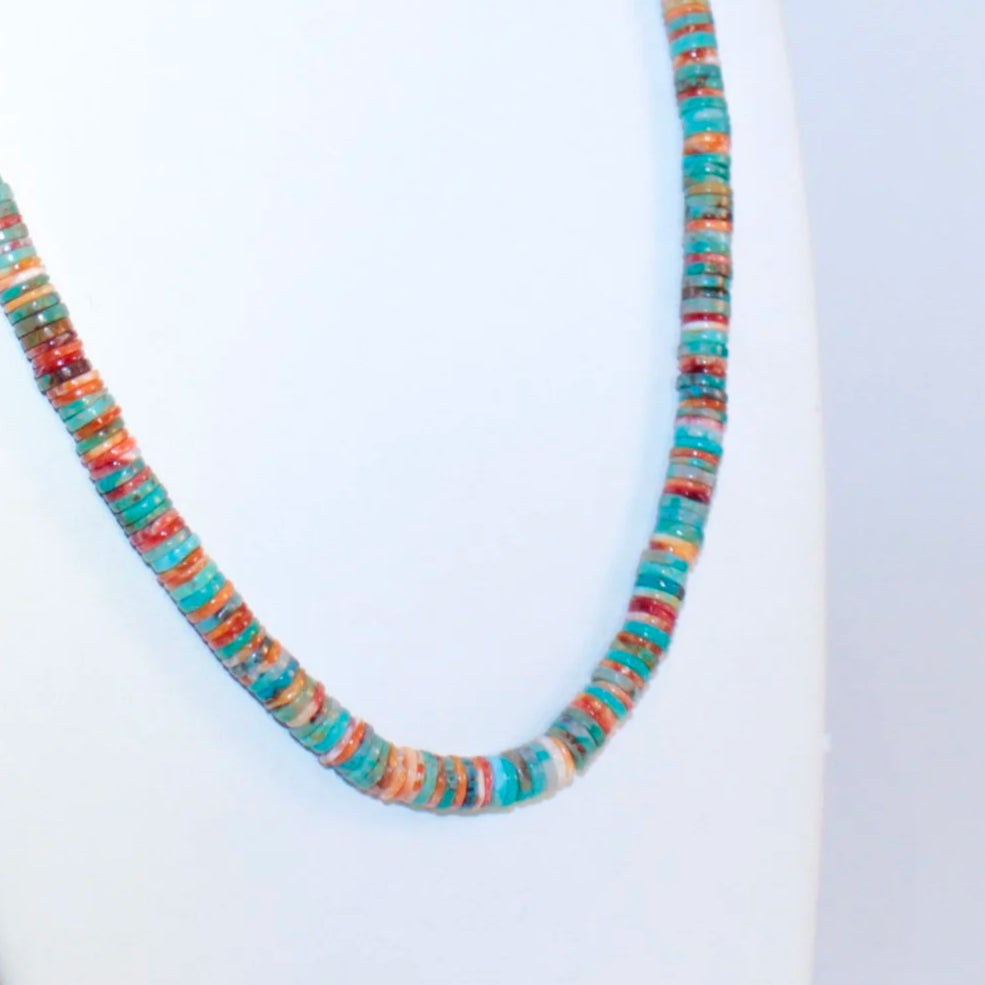 Kewa Green Turquoise & Spondylus Beads