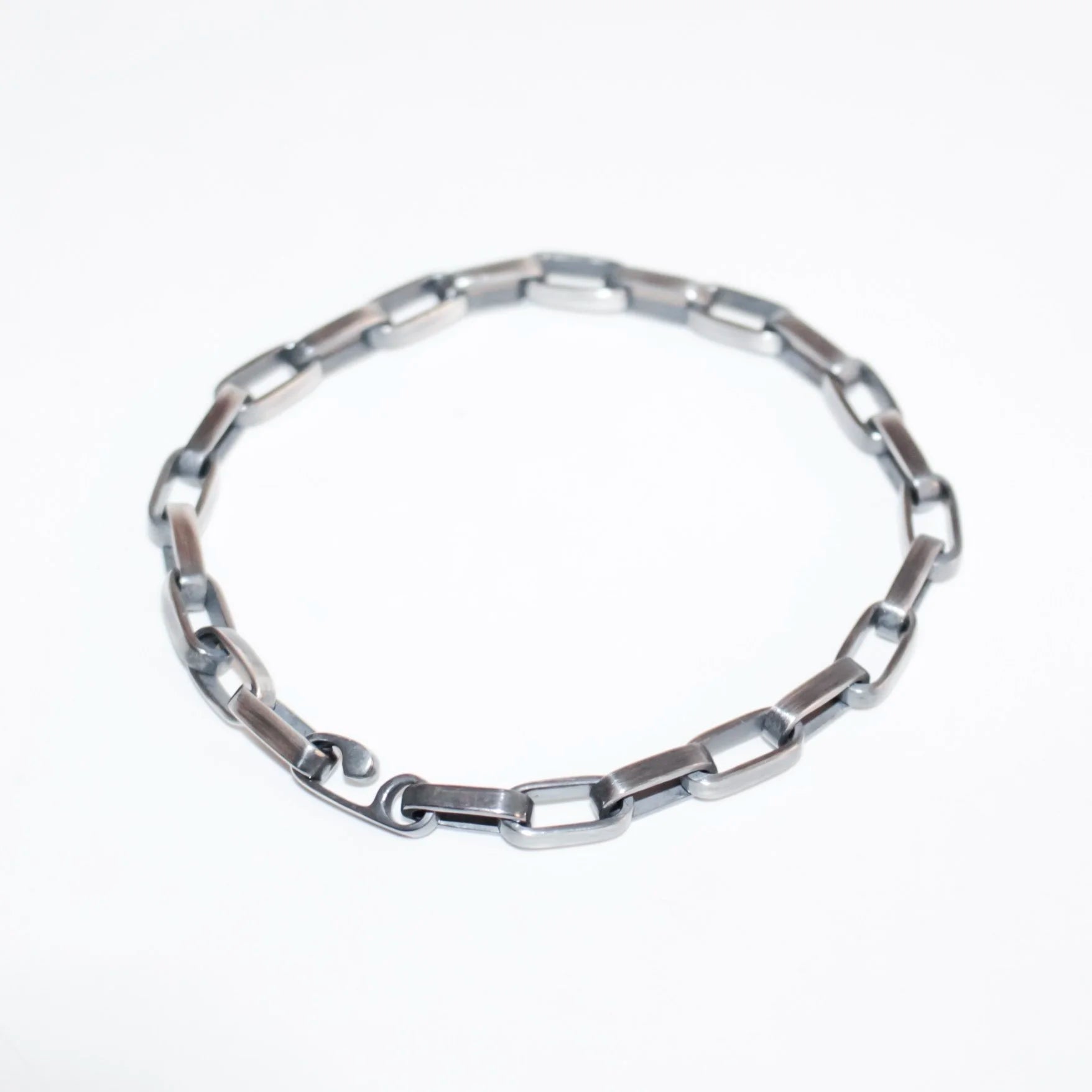 B.C. for South West Trader - Oxidised Trader Link Chain Bracelet