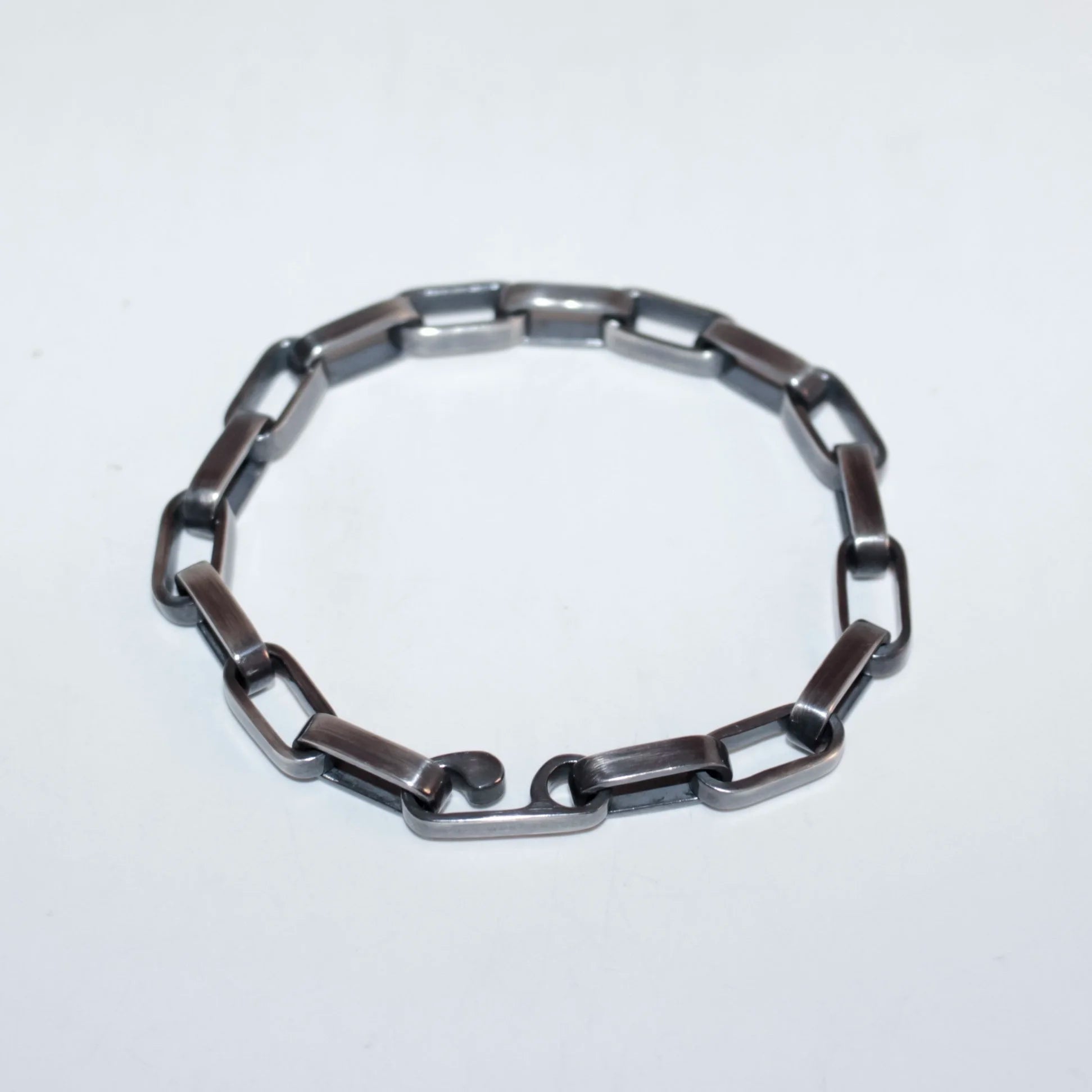 B.C. for South West Trader - Oxidised Large Trader Link Chain Bracelet