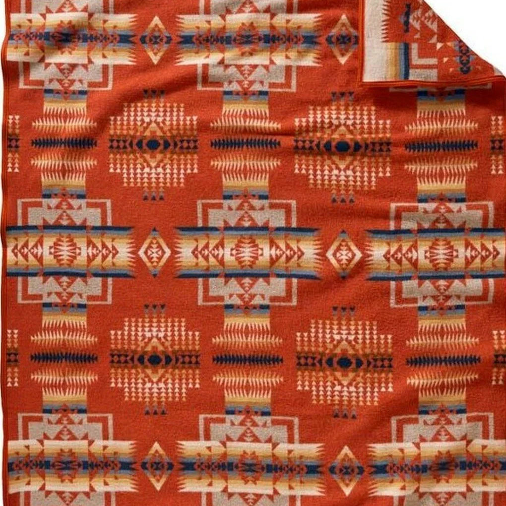 Pendleton - Chief Joseph Napped Blanket - Chilli