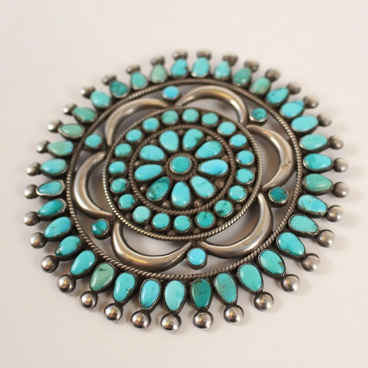 Vintage Zuni Manta Pin