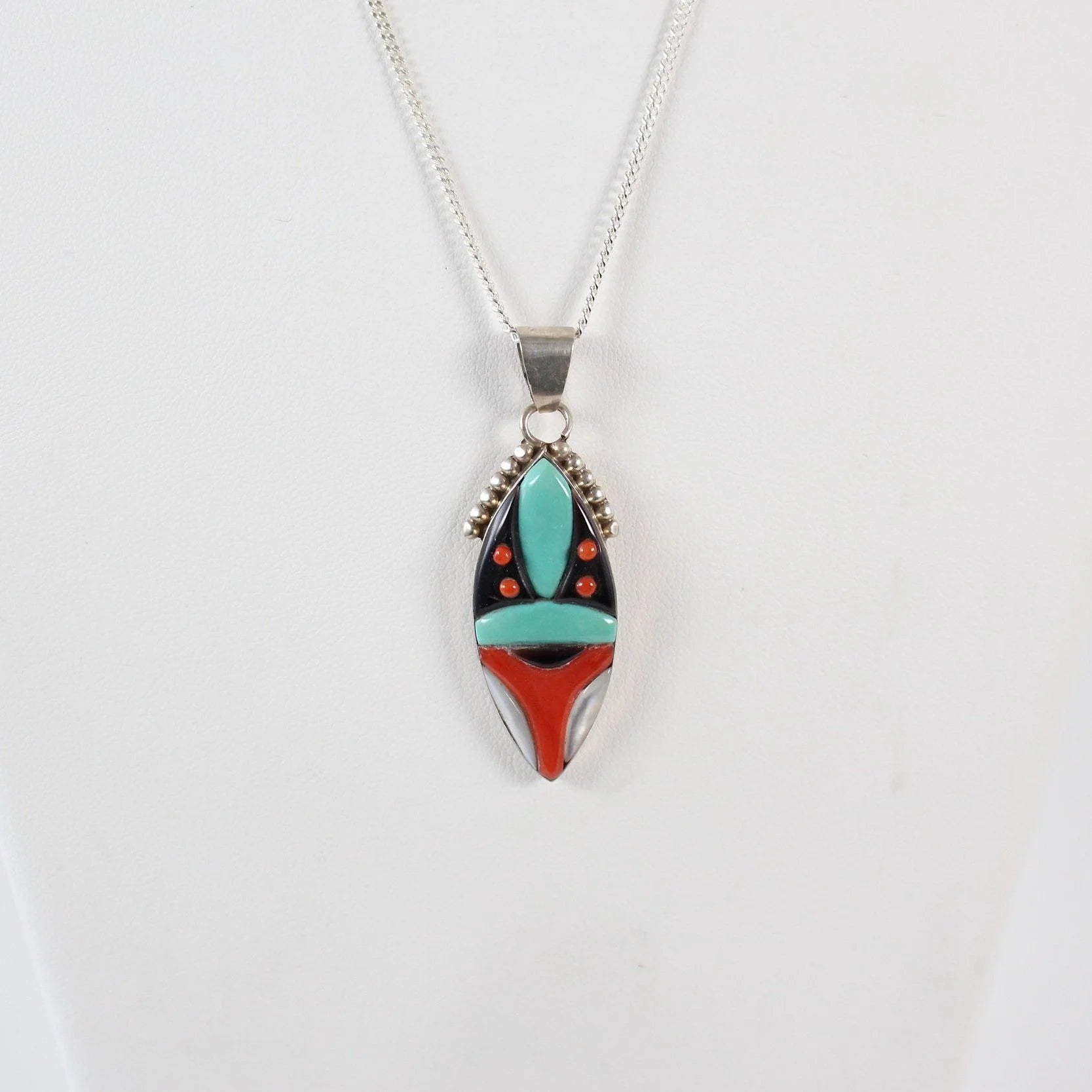 Zuni Inlay Pendant