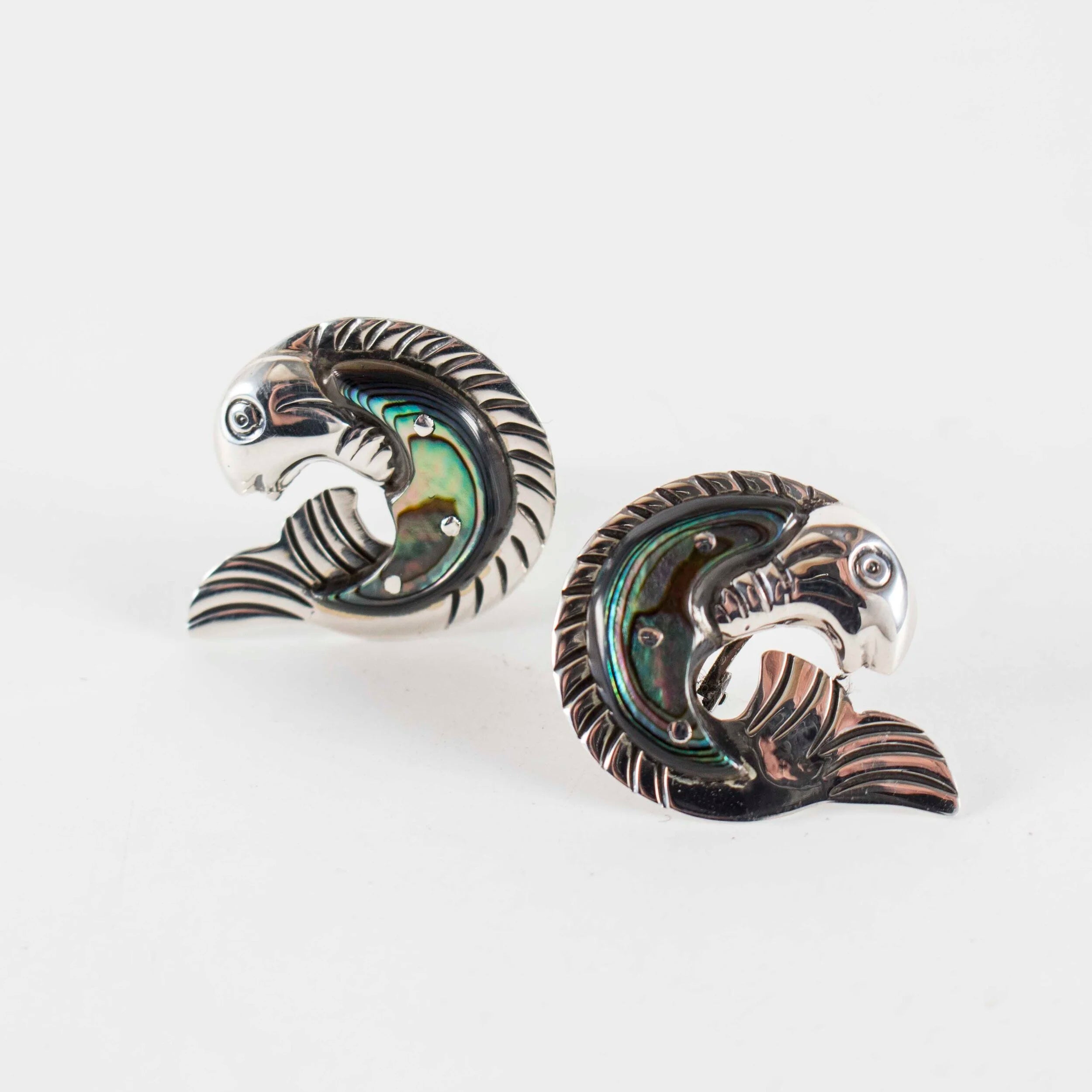 William Spratling - Fish Clip On Earrings