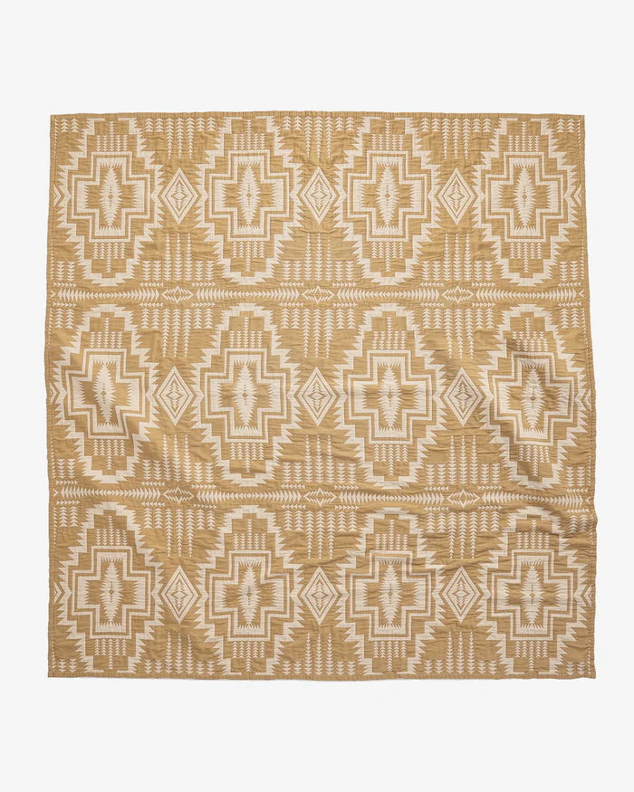 Pendleton - Harding Star Organic Cotton Matelassé Ochre - King