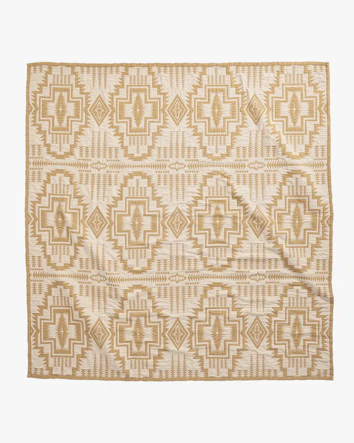 Pendleton - Harding Star Organic Cotton Matelassé Ochre - King