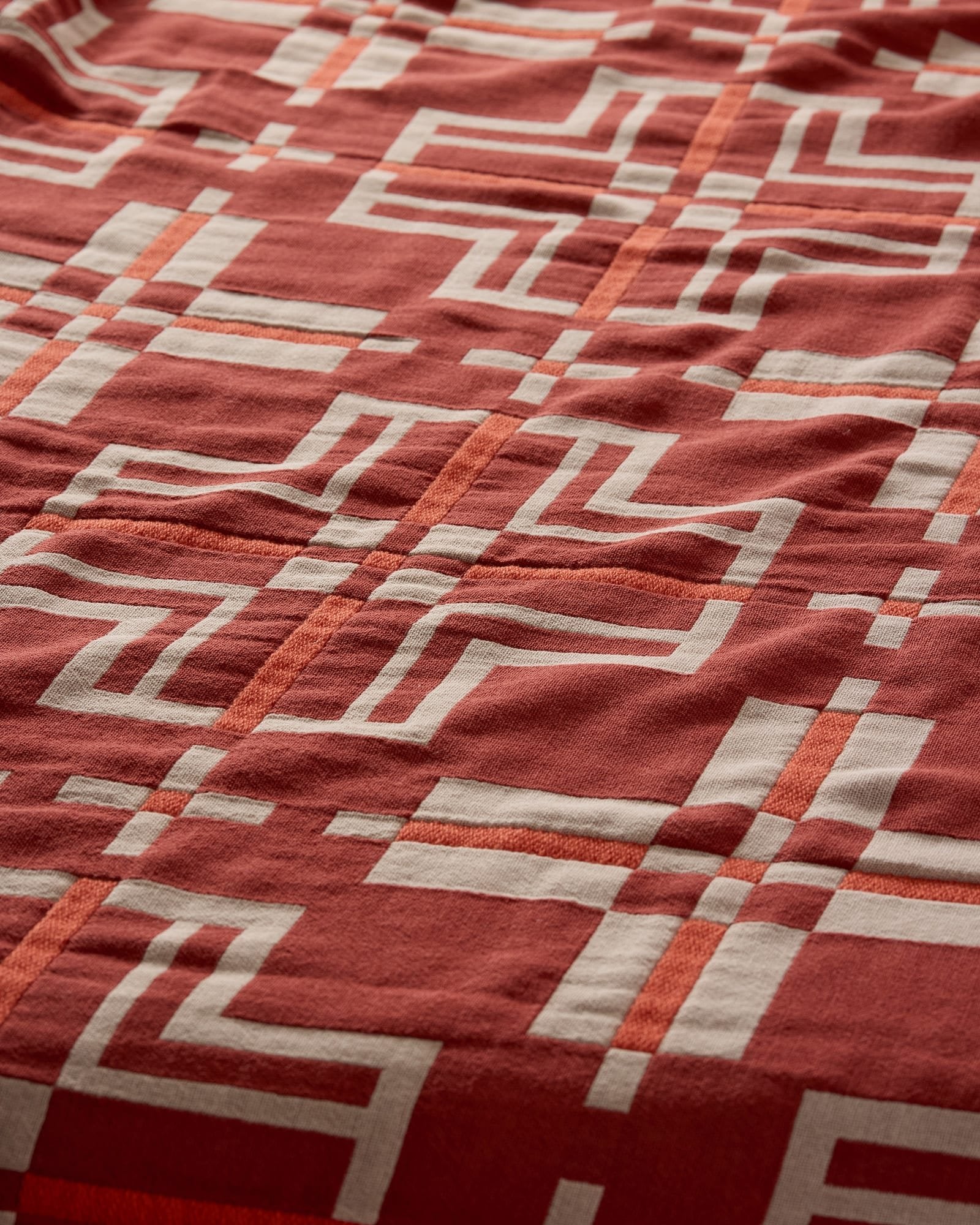 Pendleton - San Marcos Organic Cotton Matelassé - Persimmon - Queen