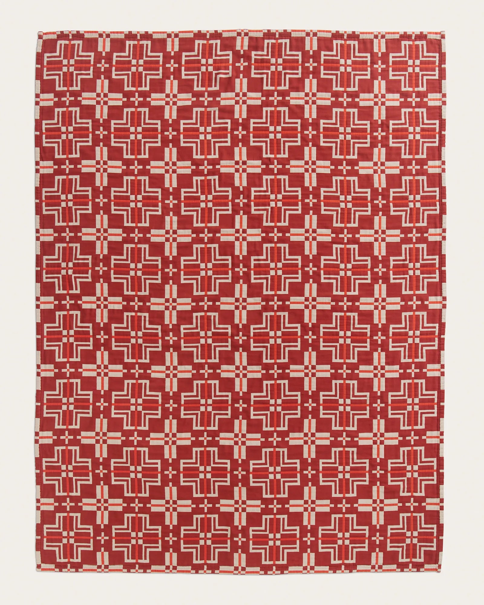 Pendleton - San Marcos Organic Cotton Matelassé - Persimmon - Queen