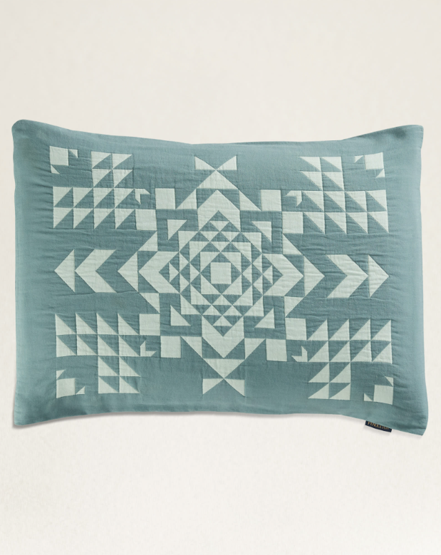 Pendleton - Opal Springs - Matelassé Organic Cotton Pillow Sham