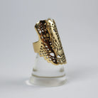 River & Sons - Laser-Cut Brass Lace Ring