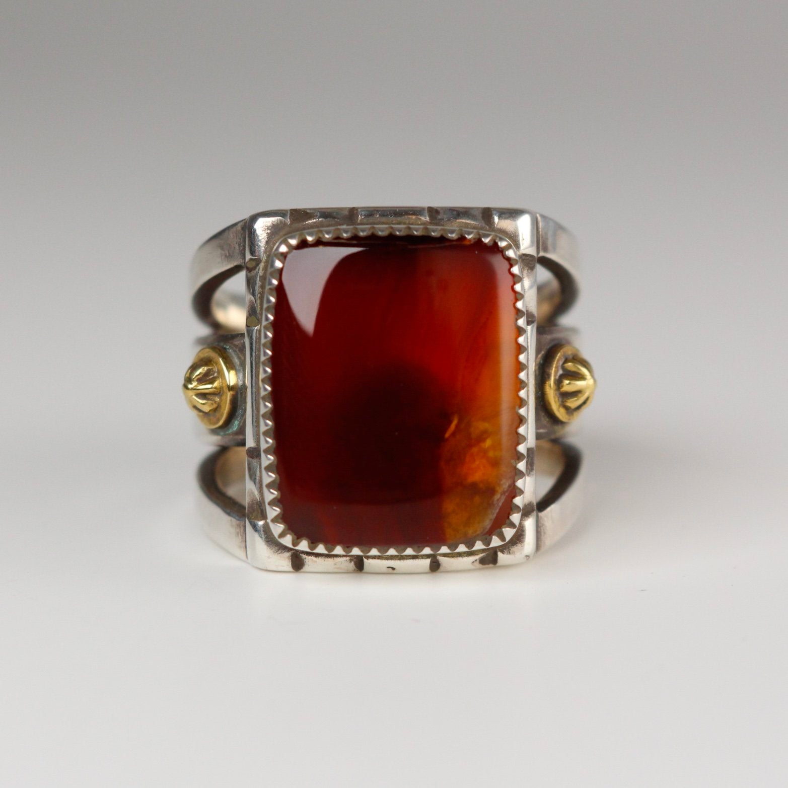 Sebastian Cilento - 22 Karat, 925 & Carnelian Badlands
