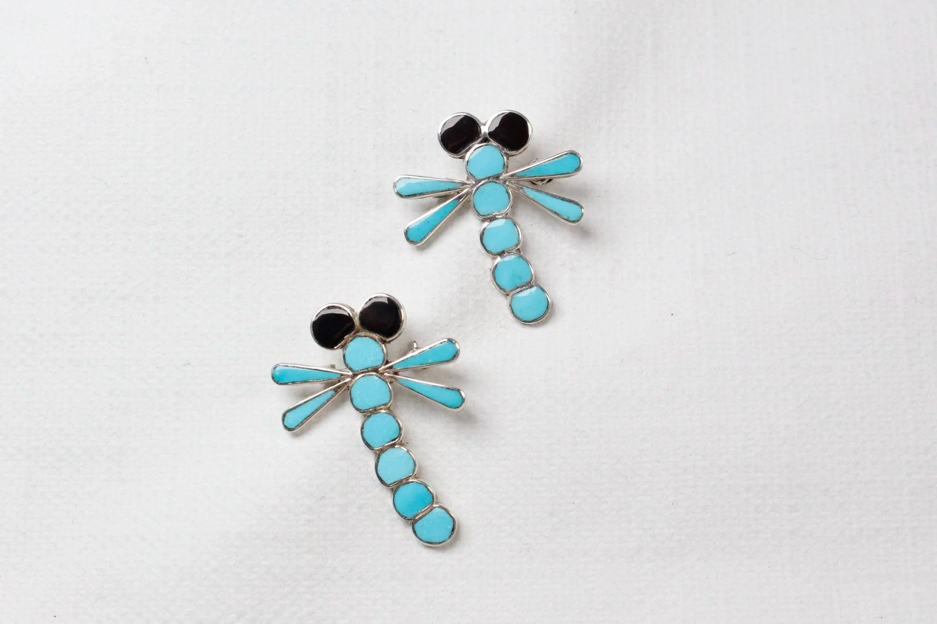 Zuni Inlay Dragonfly Pin