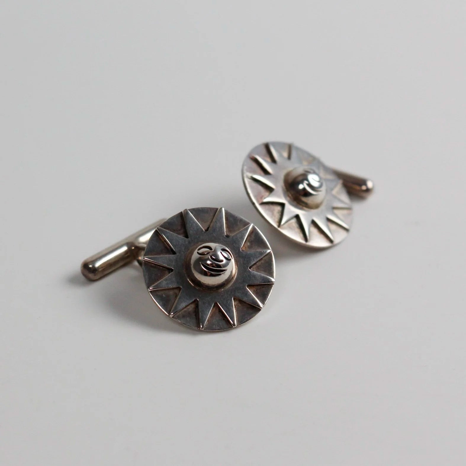 William Spratling - Sunburst Cuff Links