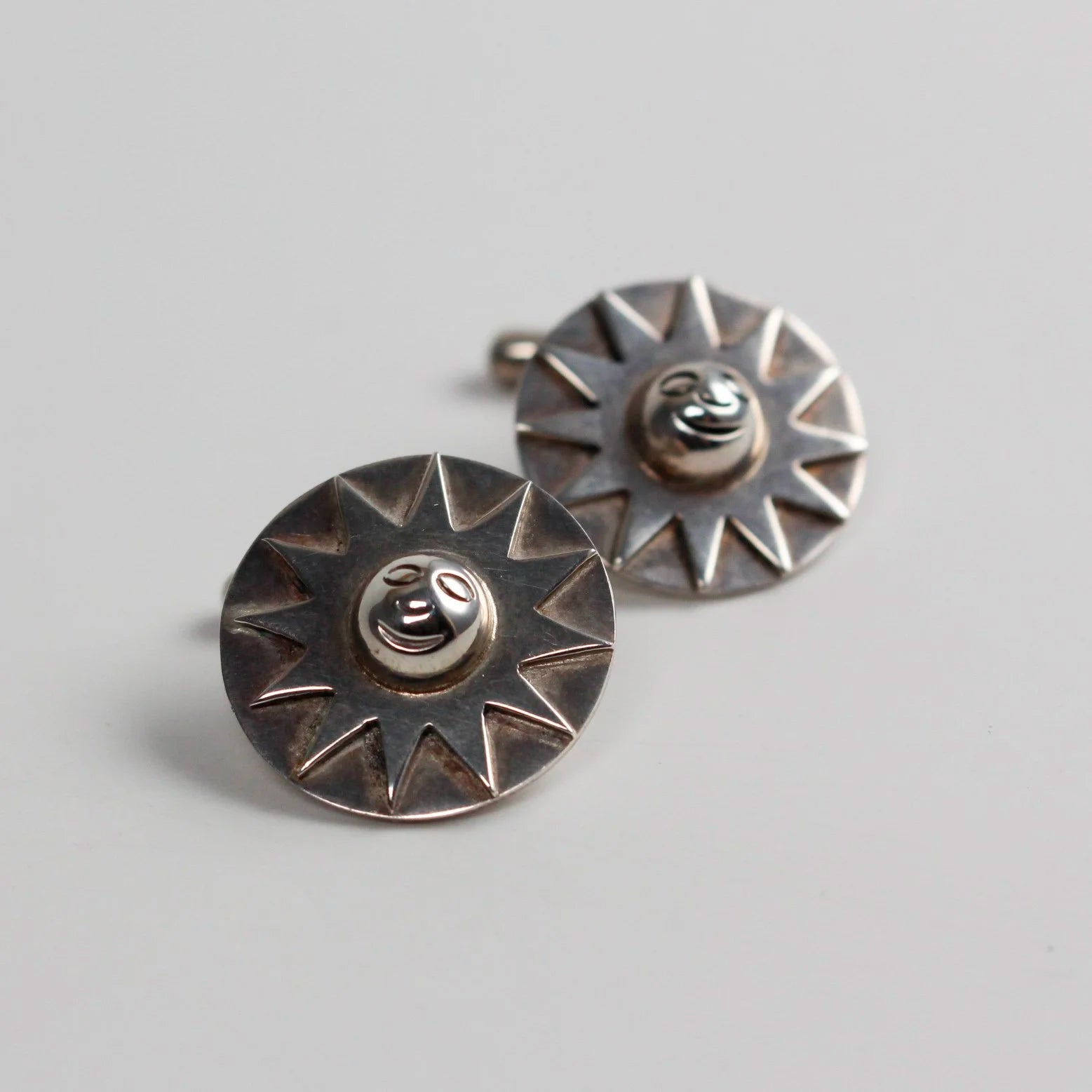 William Spratling - Sunburst Cuff Links