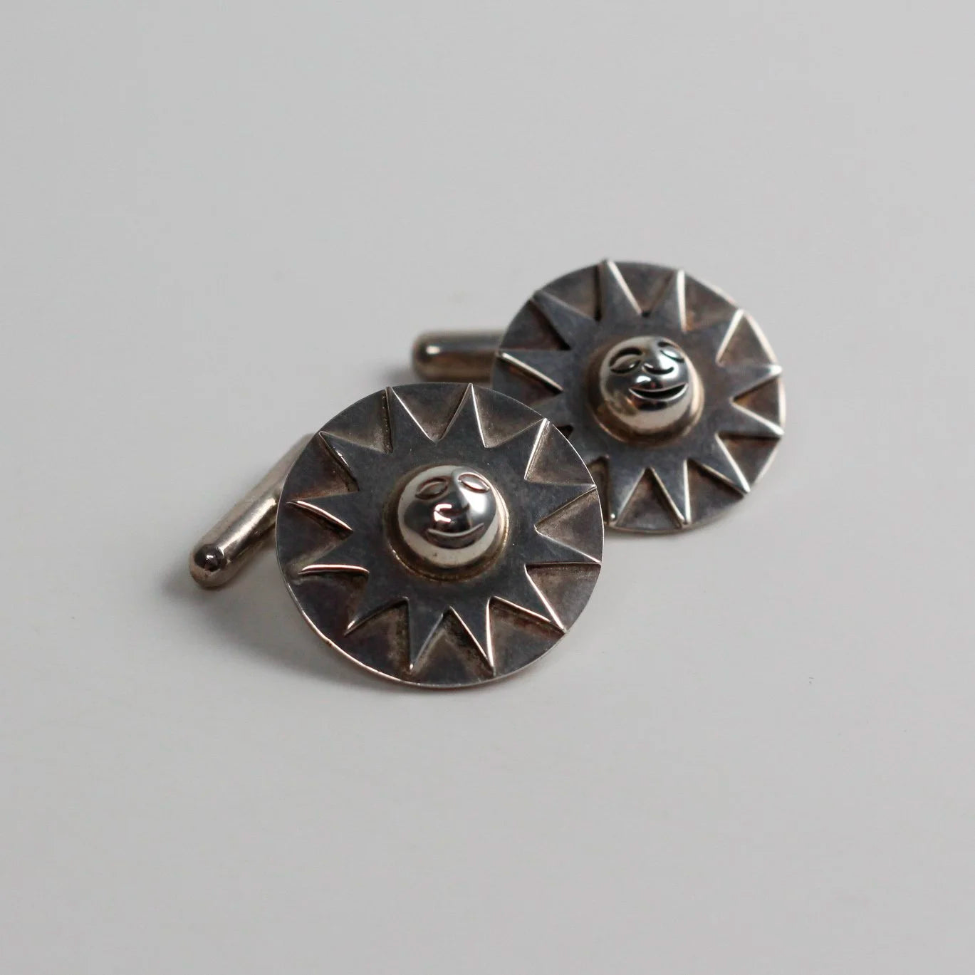 William Spratling - Sunburst Cuff Links