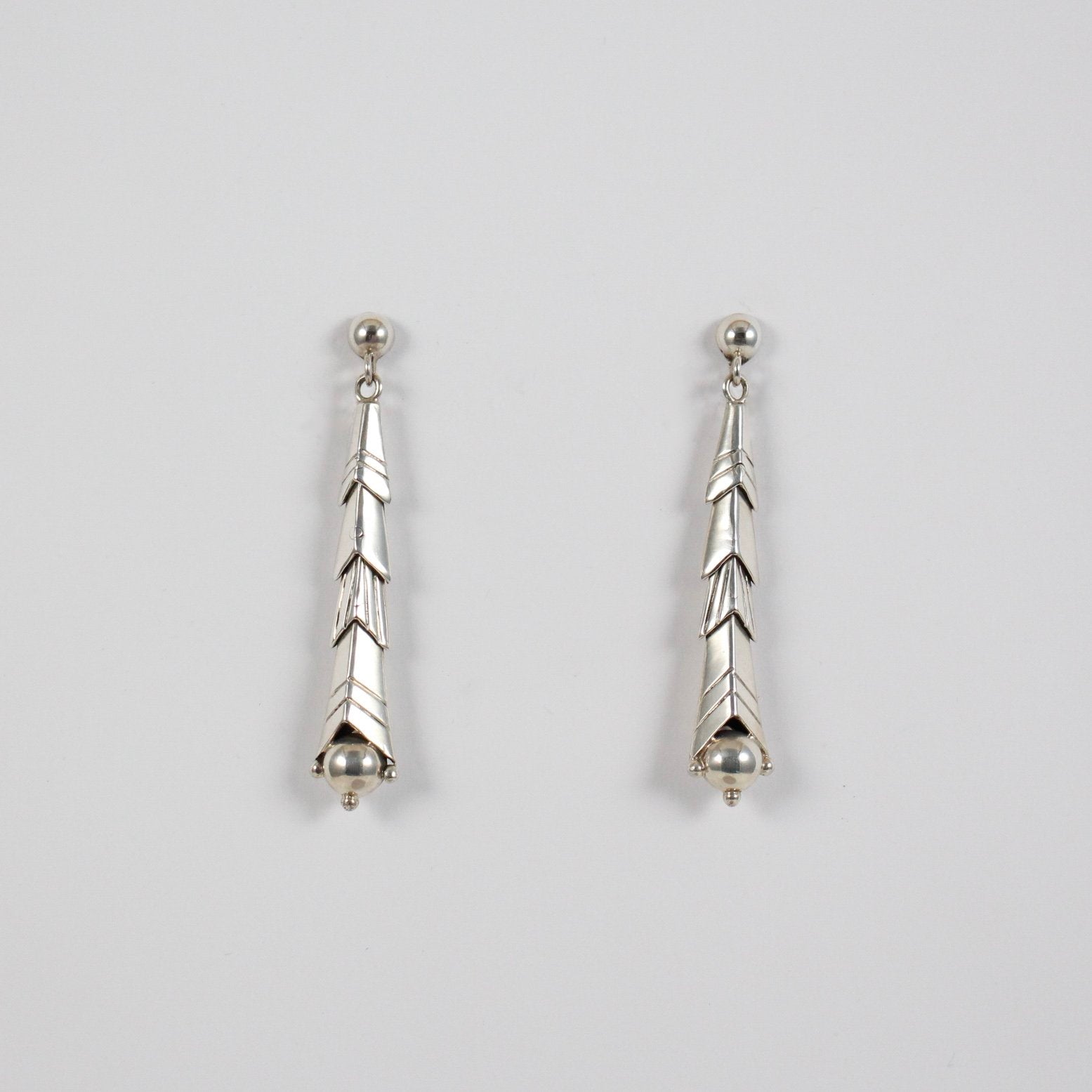 William Spratling - Deco Arrows Earrings