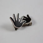 William Spratling - Ebony Hand Clip on Earrings