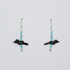 Vintage Zuni Bird Fetish Earrings