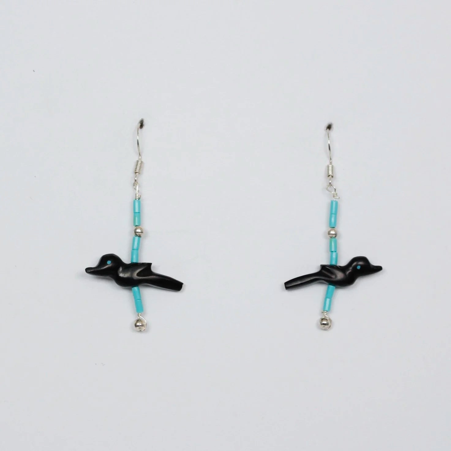 Vintage Zuni Bird Fetish Earrings