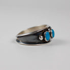 Navajo Shadowbox Turquoise Band