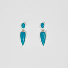 Zuni Turquoise drop earrings