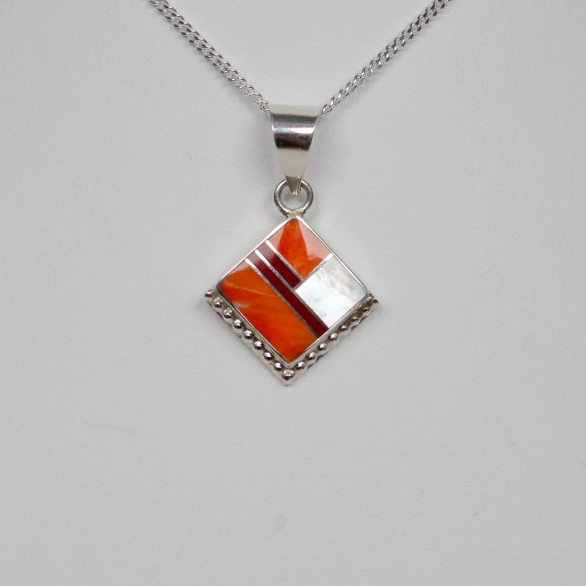 Inlay Modernist Pendant