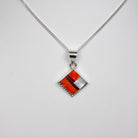 Inlay Modernist Pendant